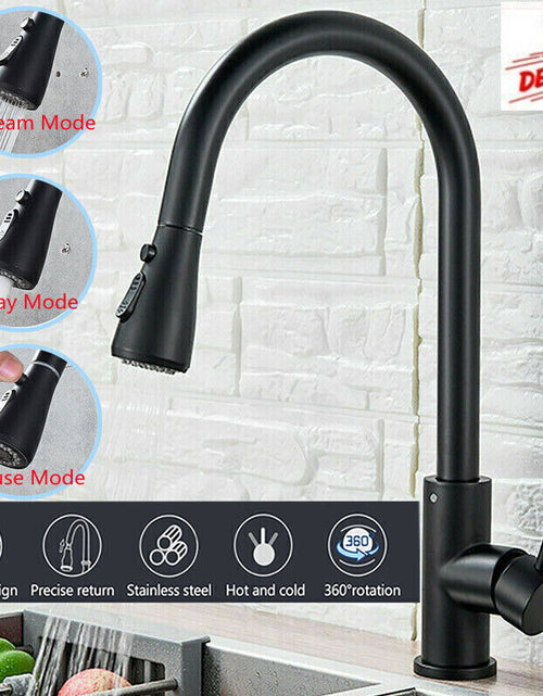 Load image into Gallery viewer, 360 Kitchen Sink Mixer Taps Pull Out Spout Spray Single Lever Modern Mono
